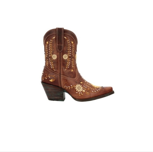 Crush by Durango Women's 6.5M Golden Wildflower Western Boot DRD0439 - Picture 7 of 9